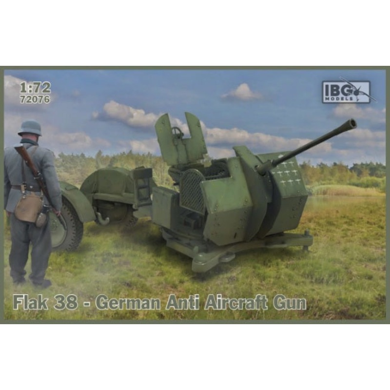 IBG 72076 1/72 Flak 38 German Anti Aircraft Gun