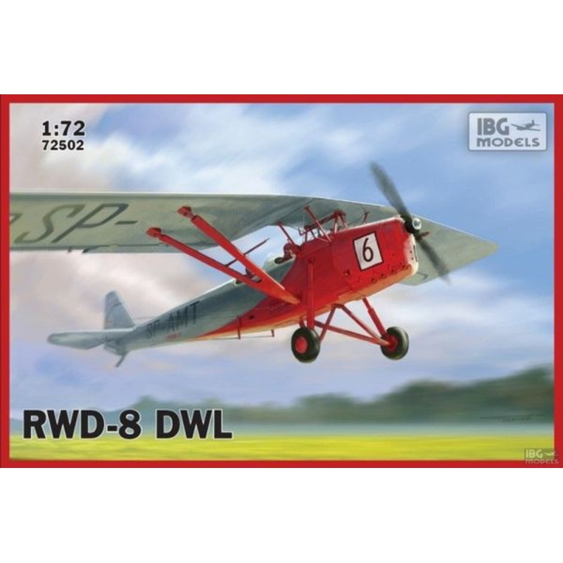 IBG 72502 1/72 RWD-8 DWL Polish Civil Trainer Plane
