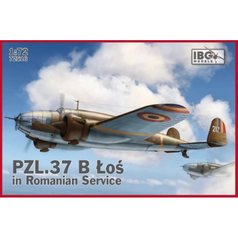 IBG 72516 1/72 PZL 37B Los II Romanian Service