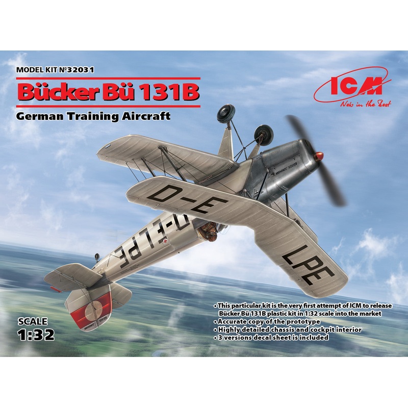 ICM 32031 1/32 Bcker B 131B, German Training Aircraft