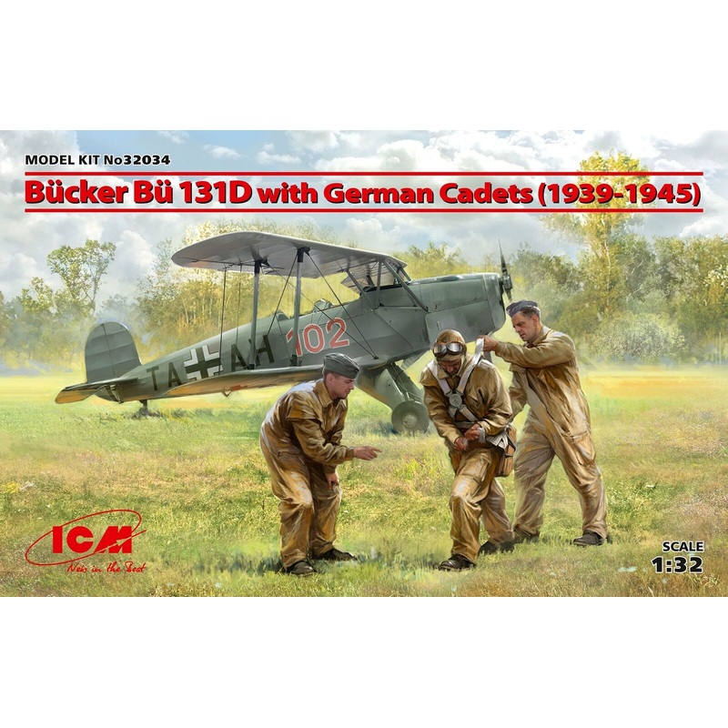 ICM 32034 1/32  Bucker Bu 131D with German Cadets (1939-1945)