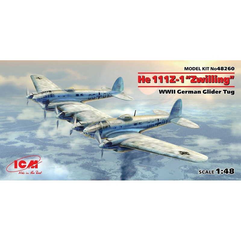 ICM 48260 1/48 111Z-1 Zwilling WWII German Glider Tug