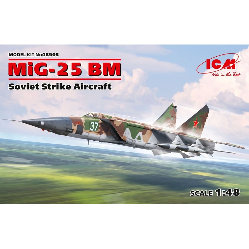 ICM 48905 1/48 Mig-25 BM, Soviet Strike Aircraft