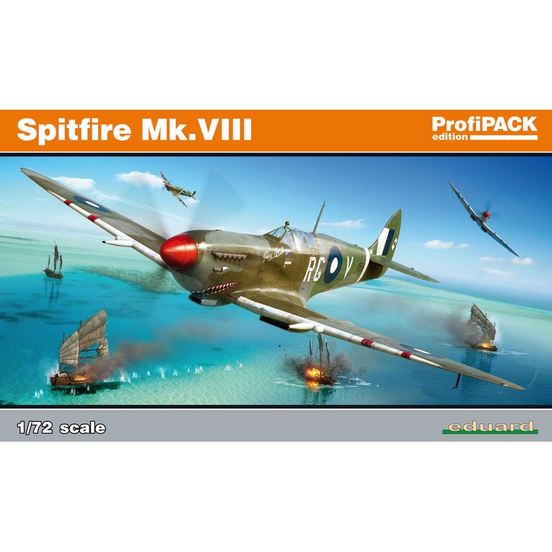 Eduard 70128 1/72 Spitfire Mk. VIII - Profipack