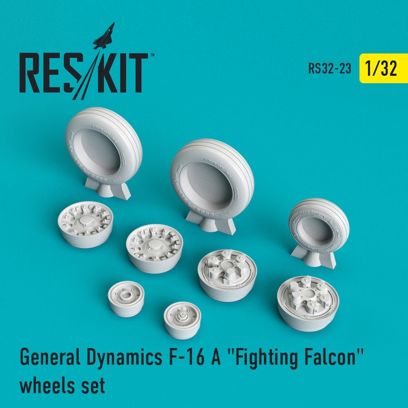 Res/Kit 320023 1/32 F-16(A) Fighting Falcon Wheel Set