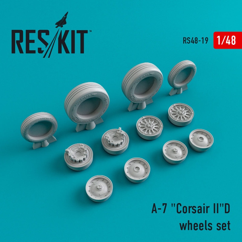 Res/Kit 480019 1/48  A-7D Corsair II Wheel Set