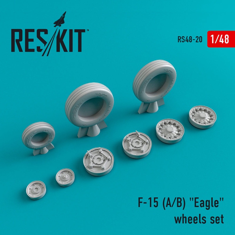 Res/Kit 480020 1/48  F-15 (A/B) Eagle Wheel Set