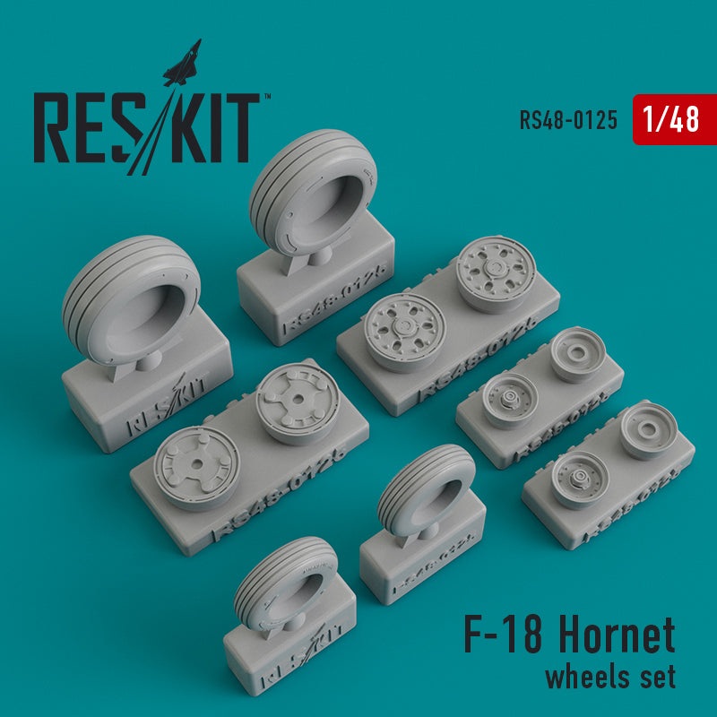 Res/Kit 480125 1/48 F-18 Hornet Wheel Set