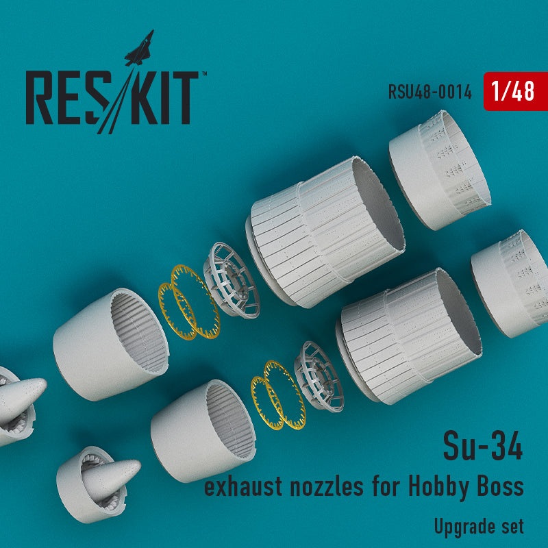 Res/Kit U480014 1/48 Su-34 Exhaust Nozzles for Hobby Boss