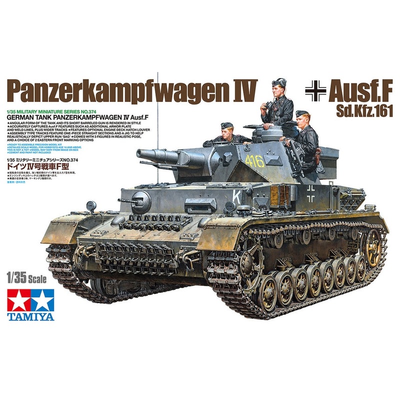 Tamiya 35374 1/35 Panzerkampfwagen IV Ausf. F Sd.Kfz. 161
