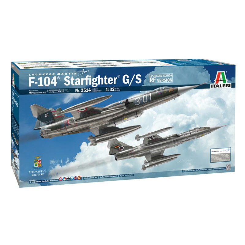 Italeri 2514 1/32 F-104 Starfighter G/S - Upgraded Edition RF Version