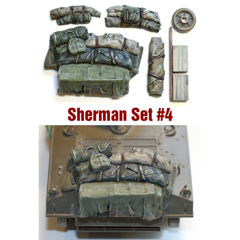 Value Gear SH004 1/35 Sherman Engine Deck & Stowage Set #4