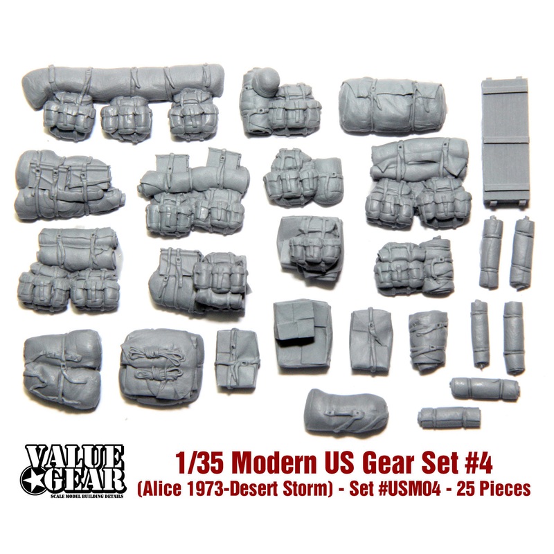 Value Gear USM04 1/35 Modern US Gear #4 1973-Desert Storm
