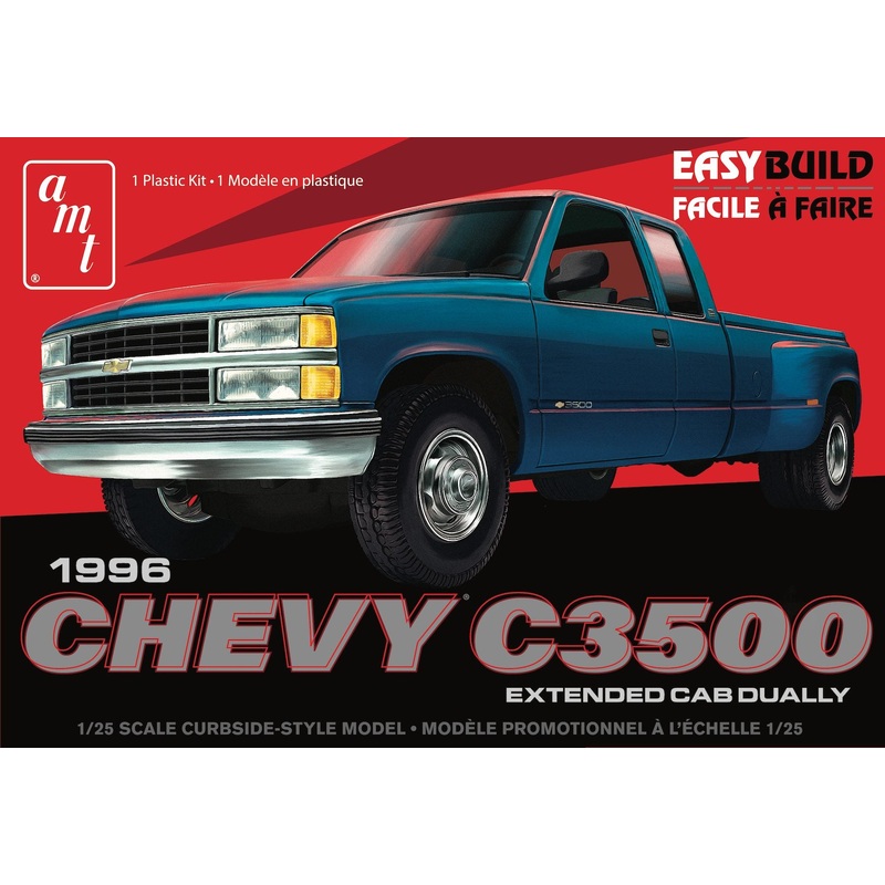 AMT 1409M 1/25 1996 CHEVROLET C-3500 DUALLY PICKUP EASY BUILD