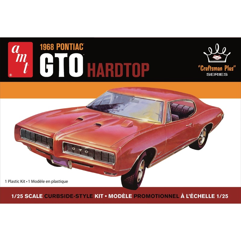 AMT 1411M 1/25 1968 PONTIAC GTO HARDTOP CRAFTSMAN PLUS