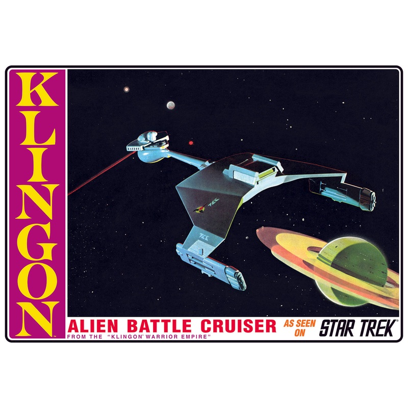 AMT 1428 1/650  Star Trek: The Original Series Klingon Battle Cruiser