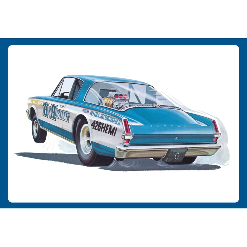 AMT 1464 1/25 1966 Plymouth Barracuda Funny Car Hemi Hustler