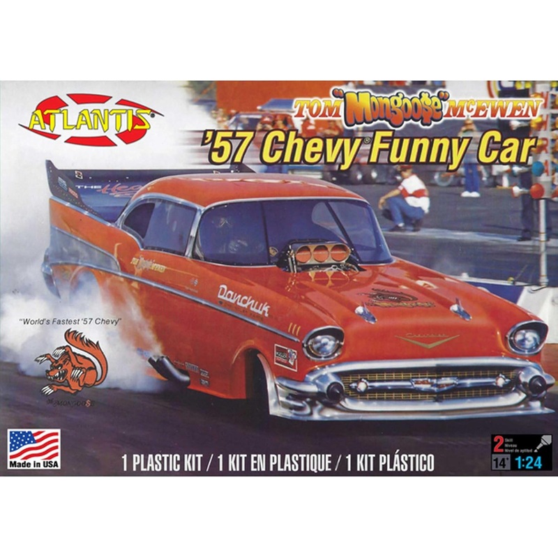 Atlantis 7172 1/24 1957 Tom McCwen's Chevy Funneaker