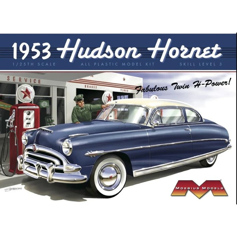 Moebius 1200 1/25 1953 Hudson Hornet