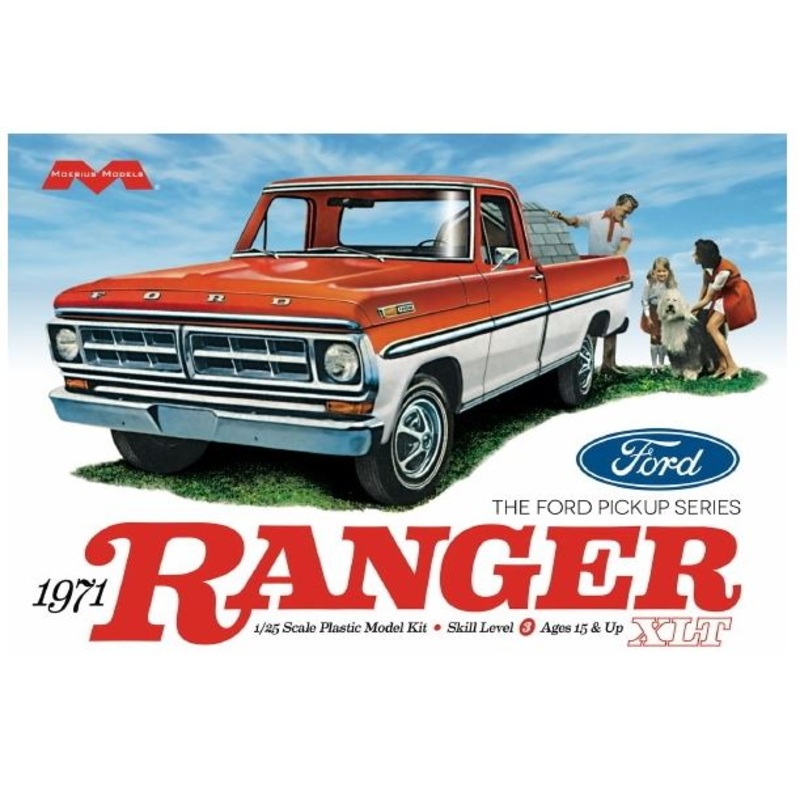 Moebius 1208 1/25 1971 Ford Ranger Pick-up