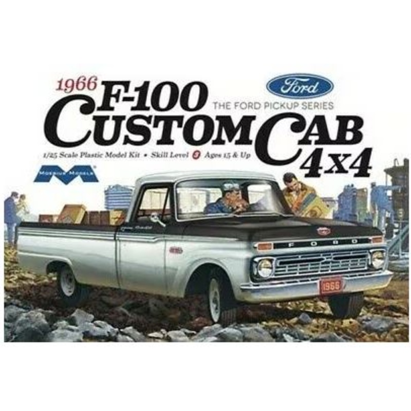 Moebius 1236 1966 ford F100 Custom Cab 4x4