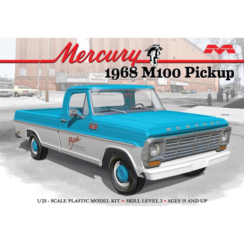 Moebius 2740 1/25 1968 Mercury M100 Pickup