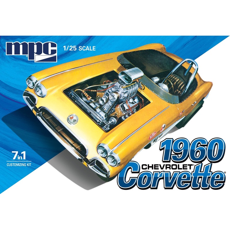MPC 1002 1/25 1960 Chevy Corvette 7-in-1