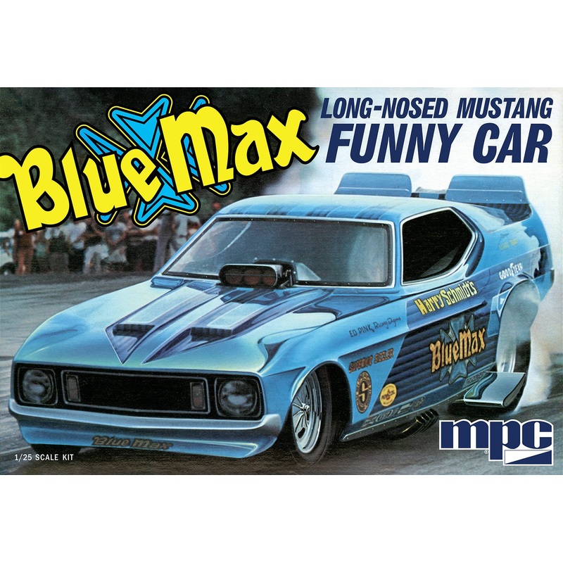 MPC 930 1/25 BLUE MAX LONG NOSE MUSTANG FUNNY CAR