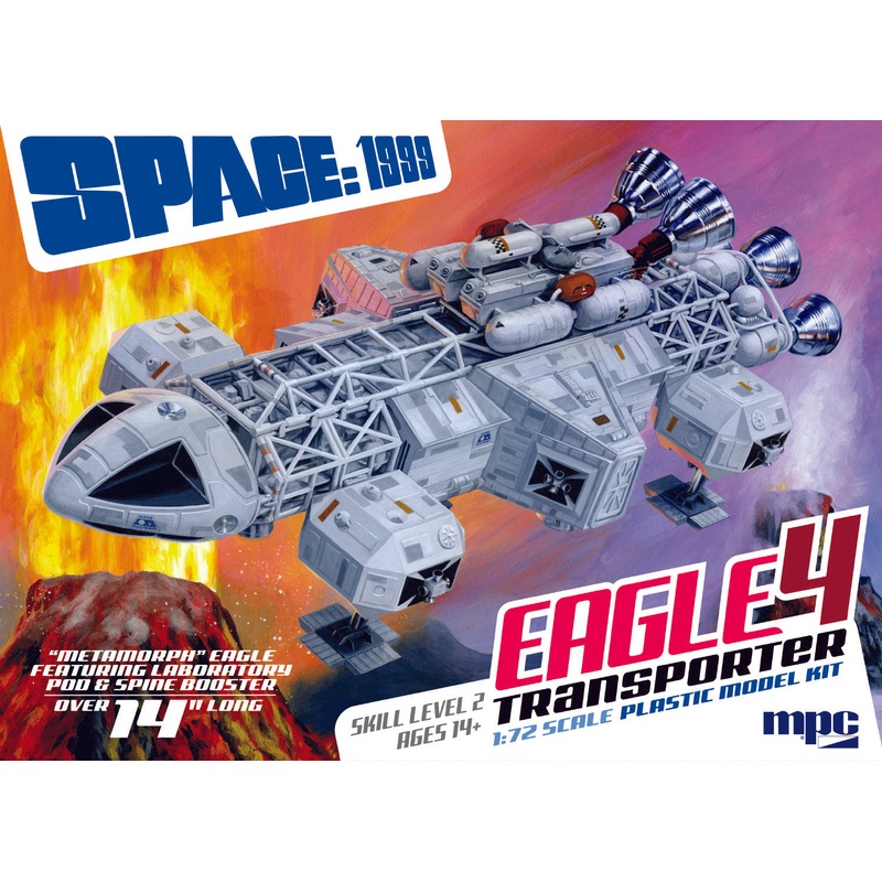 MPC 979 1/72 14 SPACE:1999 EAGLE 4 FEATURING LAB POD & SPINE BOOSTER