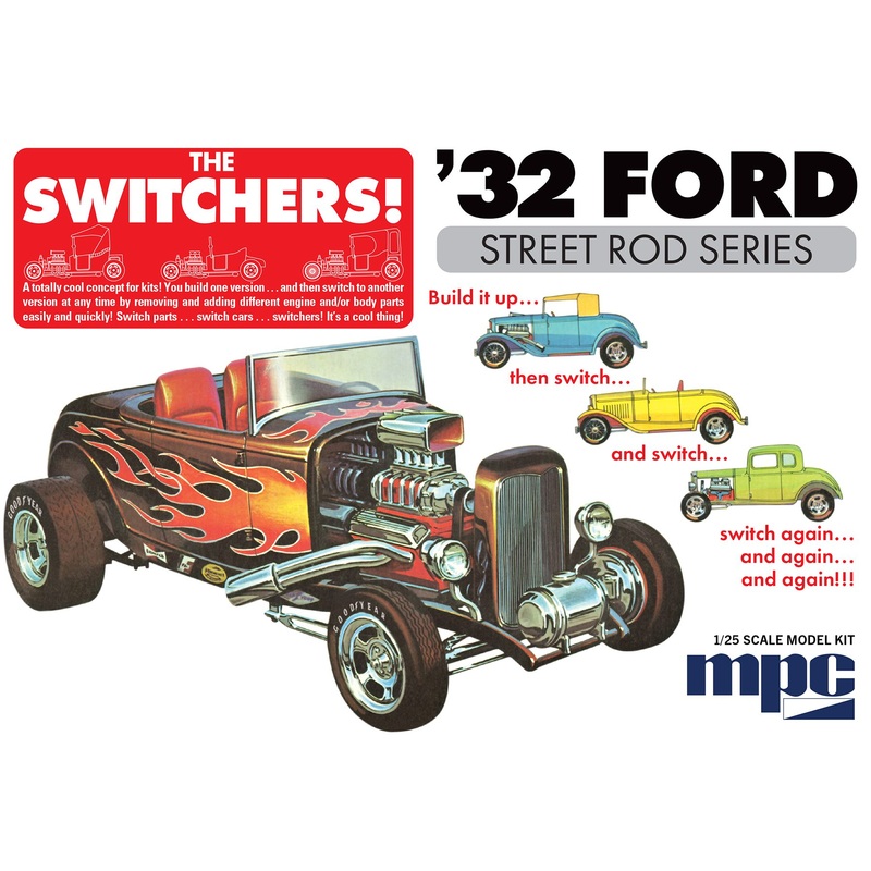 MPC 992 1/25 1932 FORD SWITCHERS ROADSTER/COUPE