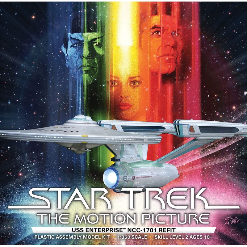 POLAR LIGHTS 1006 1/350 Star Trek U.S.S. Enterprise Refit