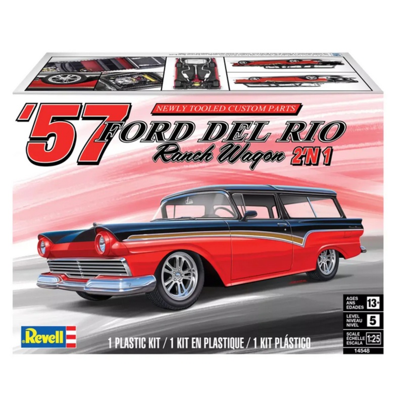 Revell 14548 1/25 1957 Ford Del Rio Ranch Wagon 2'N1
