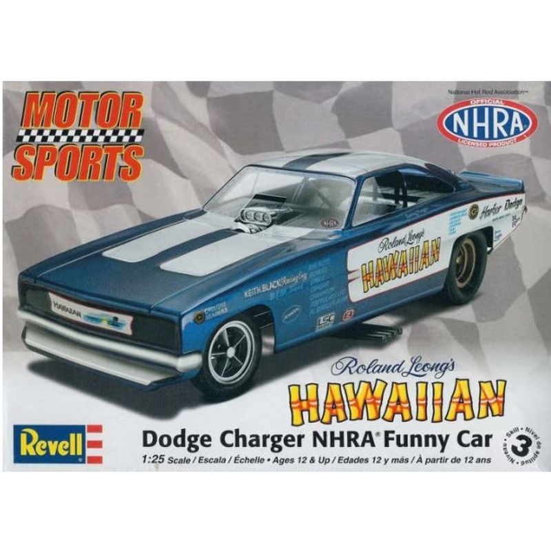 REVELL 85 4287 1/25 Hawaiian Dodge Charger NHRA Funny car