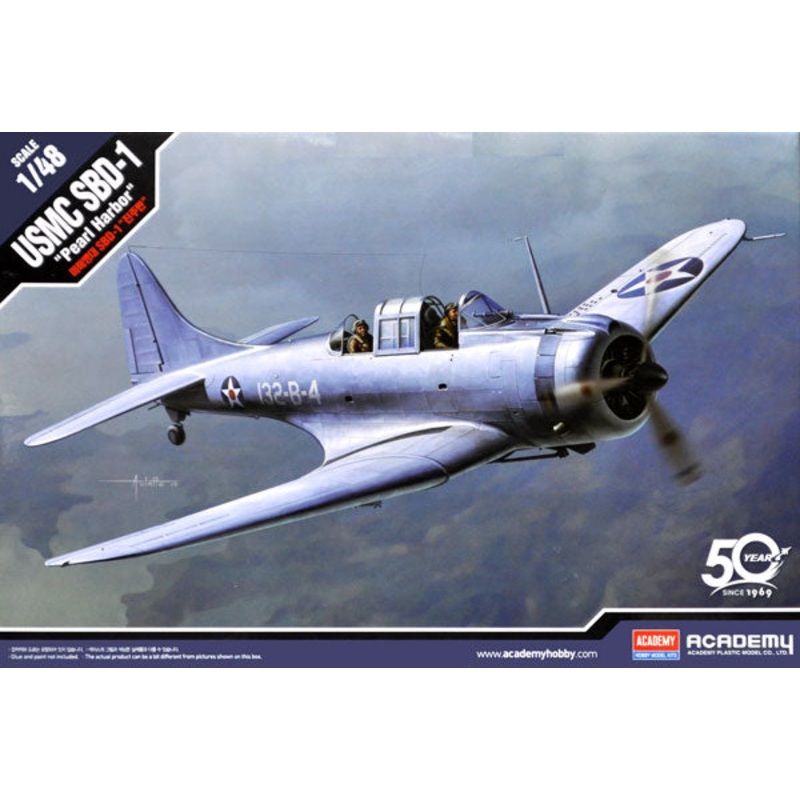Academy 12331 1/48  USMC SBD-1 Pearl Harbor