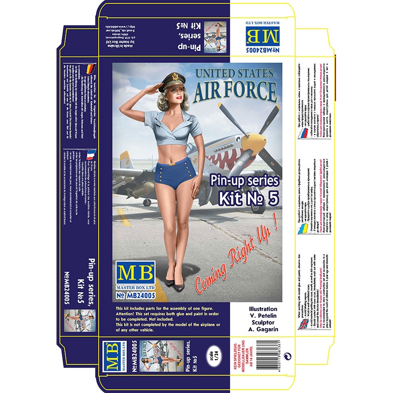 Master Box 24005 1/24 Pin-up Series, Kit No.5 Patty