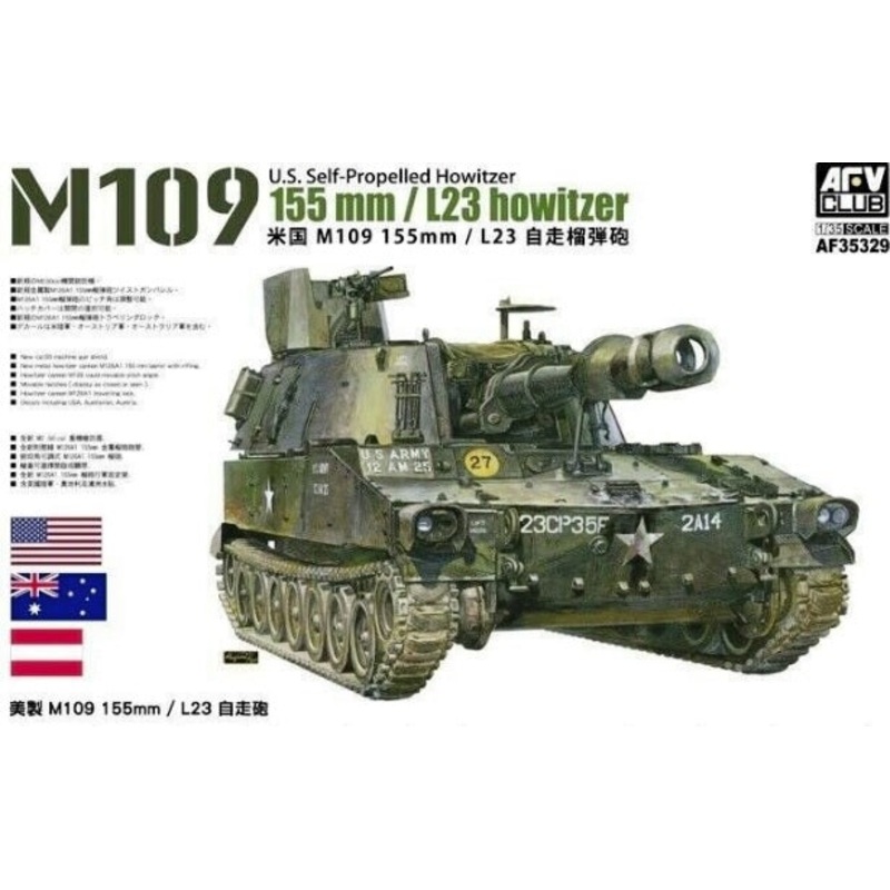 AFV Club 35329 1/35 M109 155mm L23 Howitzer