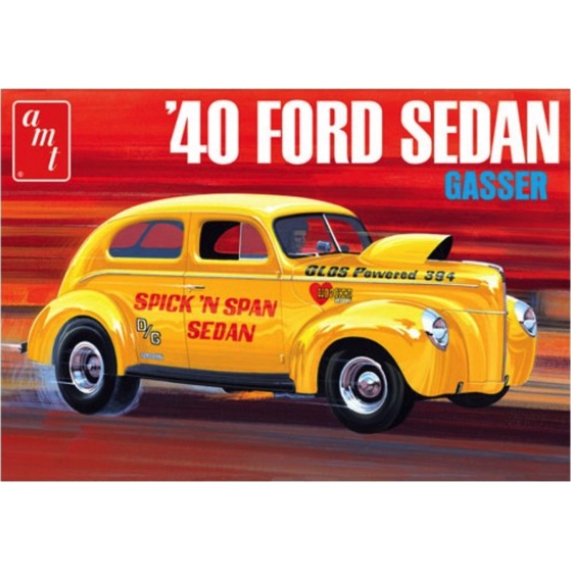 AMT 1088 1/25 1940 FORD SEDAN OAS GASSER
