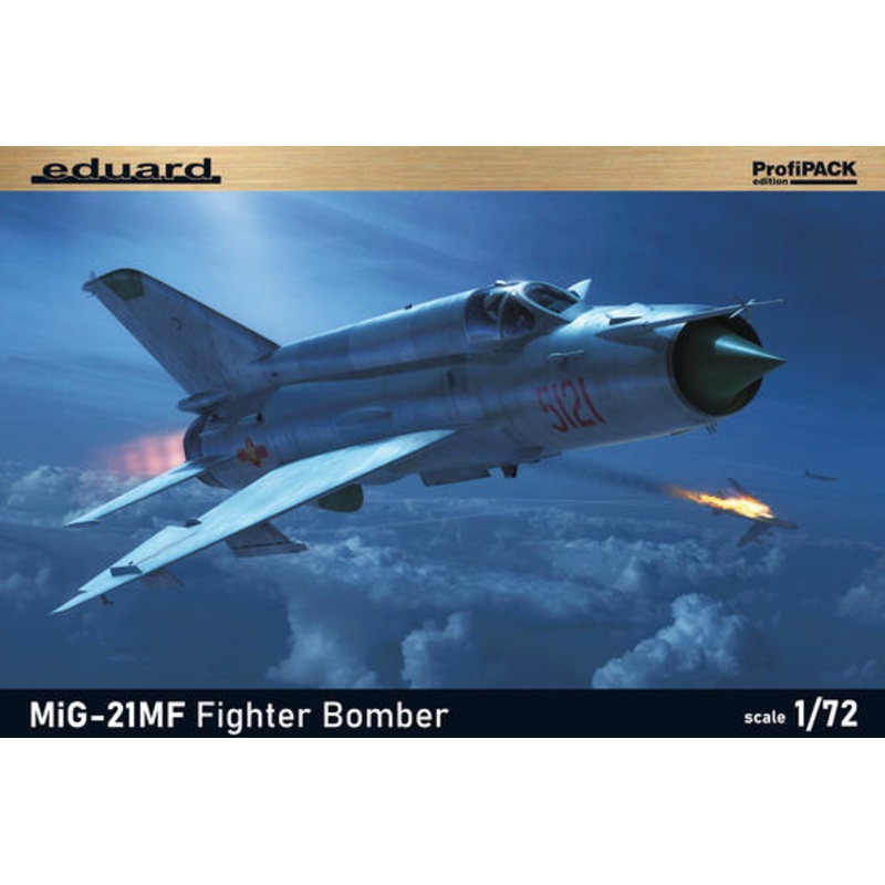 Eduard 70142 1/72 MiG-21MF Fighter Bomber  -Profipack-