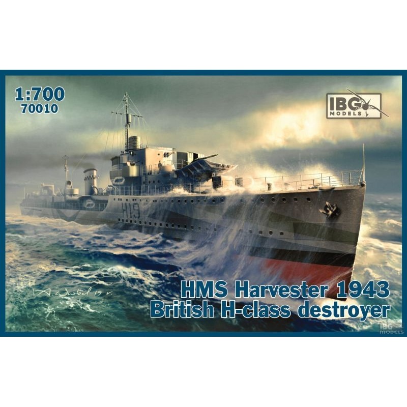 IBG 70010 1/700 HMS Harvester 1943 British H-Class Destroyer