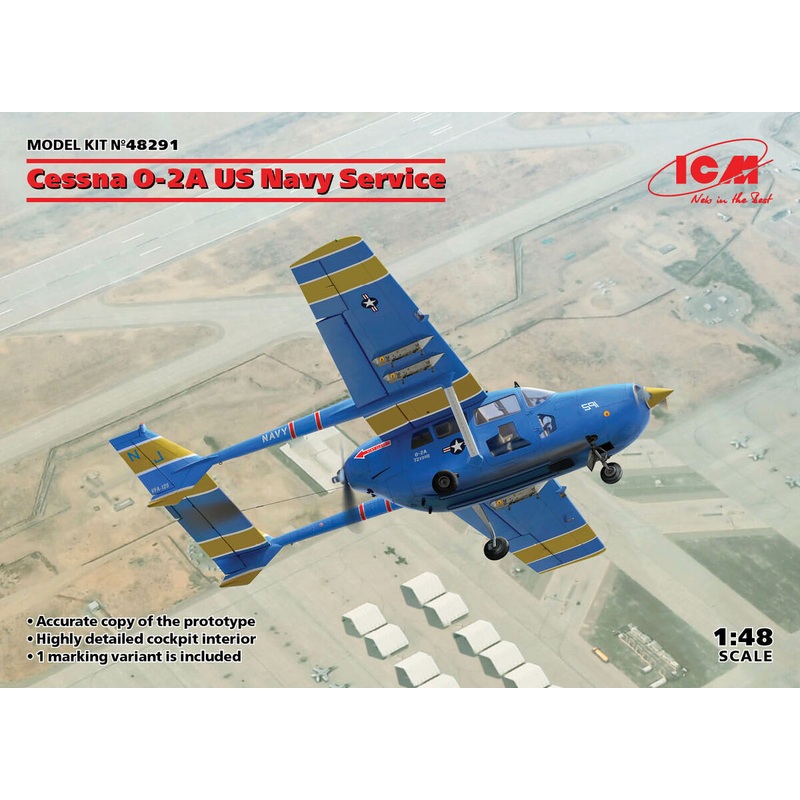 ICM 48291 1/48 Cessna O-2A Navy Service