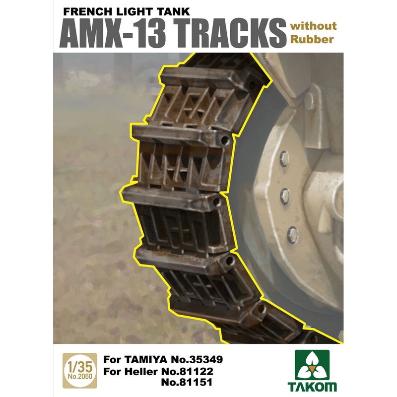 Takom 2060 1/35AMX-13 Tracks without rubber