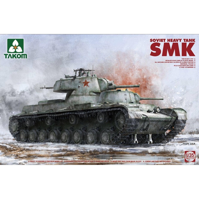 Takom 2112 1/35  Soviet Heavy Tank SMK