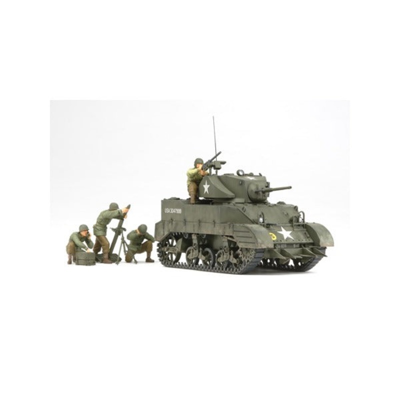 Tamiya 35313 1/35 US M5A1 Light Tank Pursuit Operation