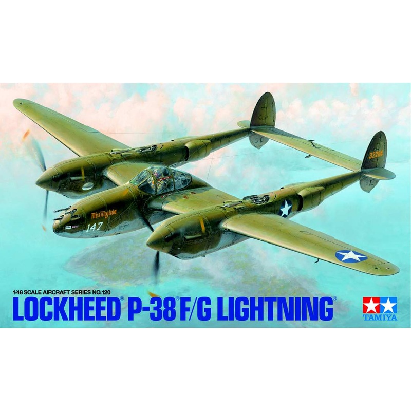 Tamiya 61120 1/48 US P-38F/G Lightning