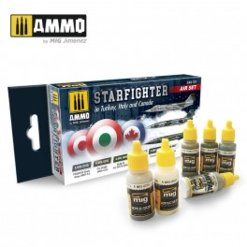 AMMO by Mig 7231 SET F-104G STARFIGHTER (TURKEY, ITALY & CANADA)