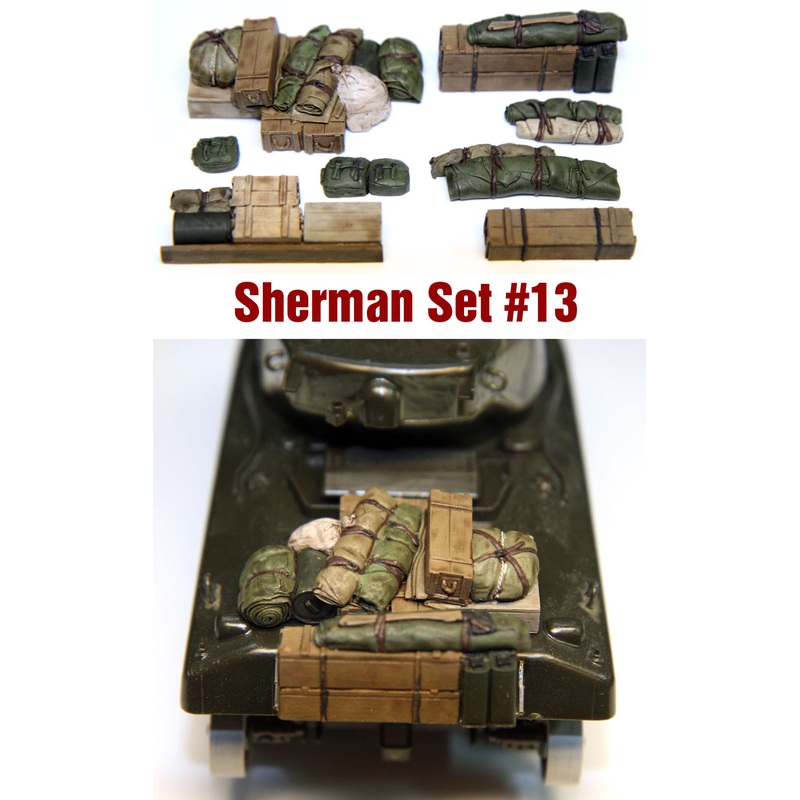 Value Gear SH013 1/35 Sherman Engine Deck & Stowage Set #13