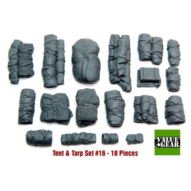 Value Gear VG016 1/35 Tents & Tarps Set #16