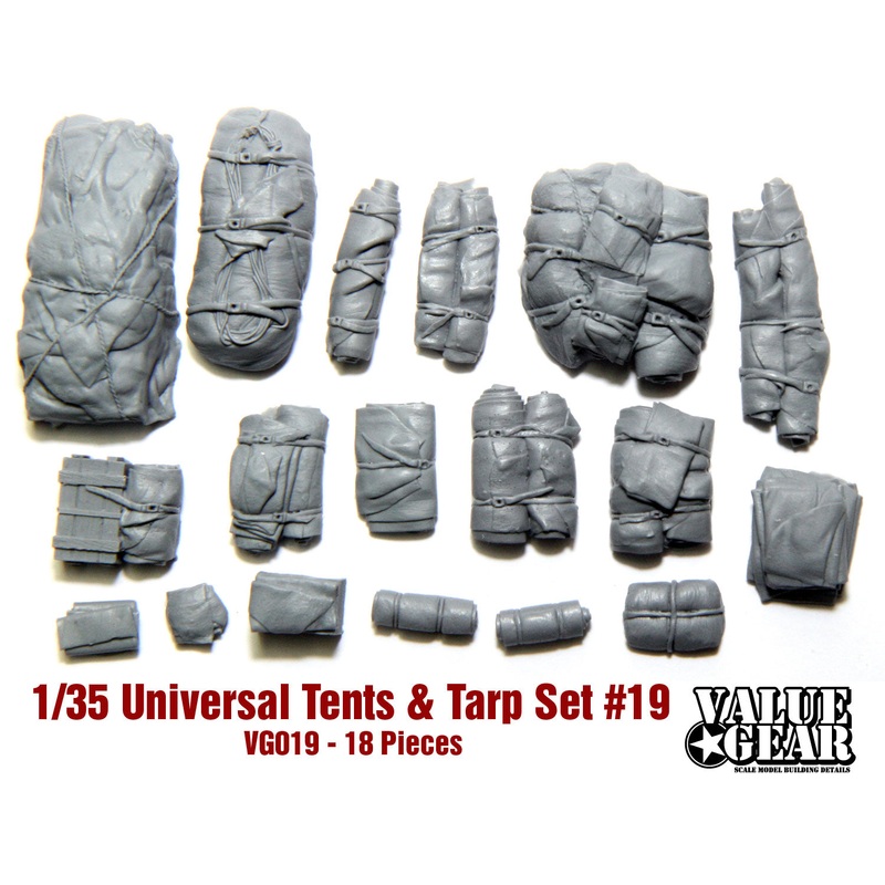 Value Gear VG019 1/35 Tents & Tarps Set #19