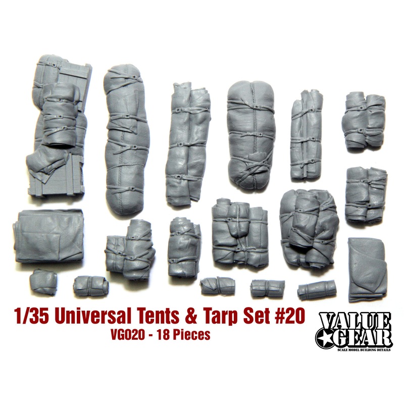 Value Gear VG020 1/35  Universal Tents & Tarps Set #20