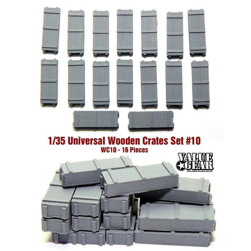 Value Gear WC 10 1/35 Universal Wooden Crates Set #10